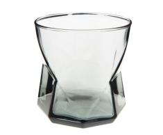 Gobelet en verre gris CASSIOPEA