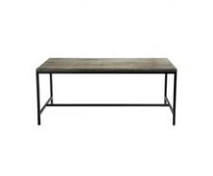 Table à manger indus en sapin et métal 8 personnes L178 Long Island