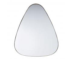 Miroir en métal doré 80x101