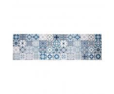 Tapis en vinyle motifs carreaux de ciment 60x199