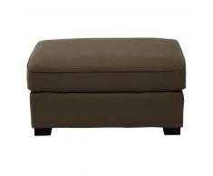 Pouf de canap&eacute; modulable en coton taupe Milano