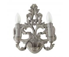 Applique en bois grisé H 32 cm AUBAGNE