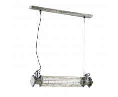 Suspension indus en verre et métal