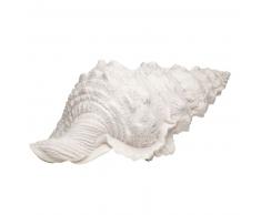 Statuette coquillage blanc L.44cm NAO