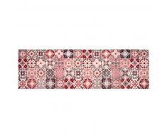 Tapis en vinyle motifs carreaux de ciment 60x199