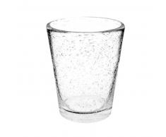 Gobelet en verre bullé