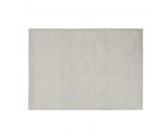 Tapis à poils courts en laine gris 140 x 200 cm SOFT