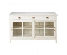 Buffet 2 portes 3 tiroirs en manguier massif Lizon