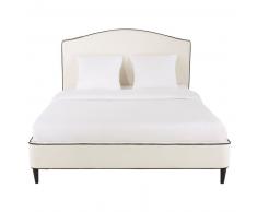 Lit 160x200 en lin blanc Beatrice