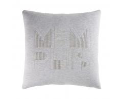 Coussin gris 45x45