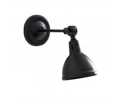 Applique indus en métal noir