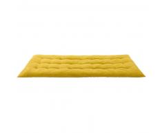 Matelas gaddiposh en coton jaune 90x190