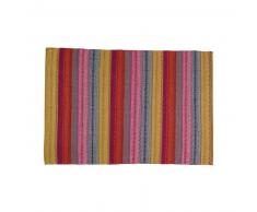 Tapis tressé en coton multicolore 230 x 160 cm KIGALI