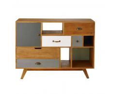 Buffet en manguier massif tricolore Picadilly