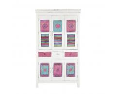 Bahut sculpté en manguier blanc L 126 cm Salvador