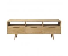 Meuble TV vintage en manguier Trocadero