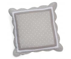Coussin en coton taupe 60 x 60 cm BERENICE