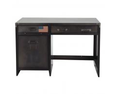 Bureau indus en métal L 115 cm Andrews
