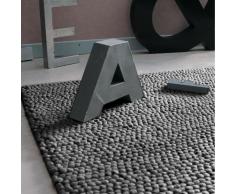 Tapis en laine grise 200x300