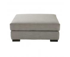 Pouf de canap&eacute; modulable gris clair Terence