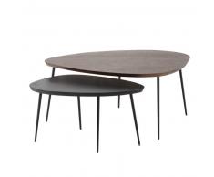 Tables gigognes en manguier Amande