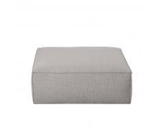 Pouf de canap&eacute; gris Fakir