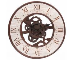 Horloge en m&eacute;tal effet rouille D 39 cm SEATTLE