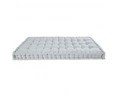 Matelas en coton bleu clair 90x190