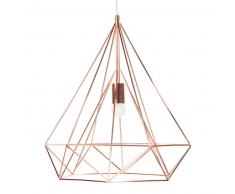 Suspension en m&eacute;tal D 45 cm DIAMOND COPPER