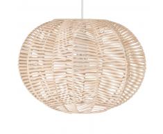 Suspension en rotin ajouré