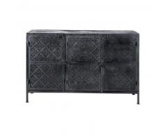 Buffet en métal noir Menara
