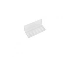 Boîte de rangement en plastique, 25 x 10 x 3,5 cm
