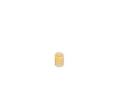 Bougie LED, crème, 10 x 7,5 cm Ø, avec minuterie