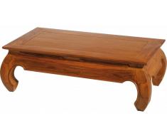 Table basse rectangulaire teck opium L116
