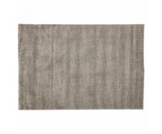 Tapis design 'LILOU' 160x230 cm à poils longs gris très doux