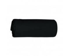 VENT DU SUD Drap Housse Uni en Coton Percale, Ebène, 190x140 cm