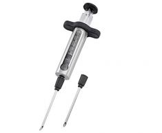 KÃ¼chenprofi 1063602800Â Bocal Seringue Spicy, acier inoxydable, argent, 9Â x 5Â x 16,5Â cm, 6Â unitÃ©s