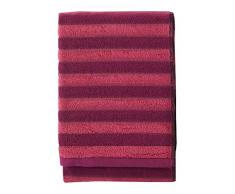 Finlayson De reiluraita Serviette de Bain Serviette de Bain, Coton, Rose/Fuchsia, 70Â x 150Â cm