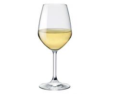 BORMIOLI ROCCO Divino Verre Ã Pied vin Blanc, 44Â cl, en Verre Transparent, 0,02Â x 9Â x 22Â cm