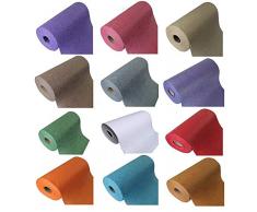 GMMH Chemin de Table 25 m pour baptÃªme, Communion, Communion, 30 cm (Gris)