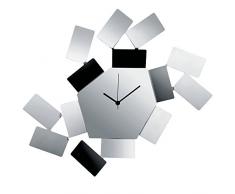 Alessi MT19 Horloge Murale, Acier Inoxydable, Silber, 27 x 1,67 x 15,5 cm