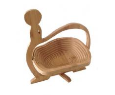 GMMH DÃ©coratif en Bambou Pliable Panier Ã Fruits, en Bois