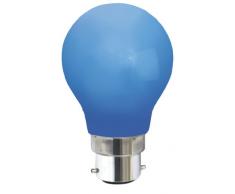 Star 356-49-2 DÃ©coration Ampoule LED B22d 230 V 1 W Globe Bleu 5,5 x 9,3 cm