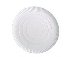 Garcia de pou 50Â unitÃ© en Relief Bakery Assiettes en boÃ®te, 26Â cm de diamÃ¨tre, Carton, Blanc, 26Â x 30Â x 30Â cm