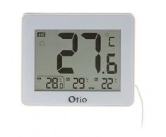 Otio - Thermomètre intérieur / Extérieur filaire Blanc