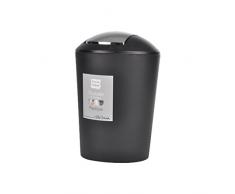 Douceur dIntÃ©rieur 6PSB050NR Flic Flac Poubelle Noir 5,6 L
