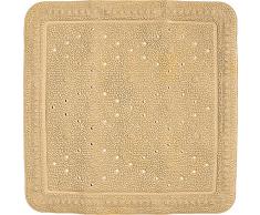 Baveno Grund Mamor Tapis de Bain 100% Caoutchouc synthÃ©tique, sans PVC, Beige, 24 x 32 cm