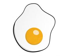 GiggleBeaver Åufs au Plat de Grande Serviette de Plage en Microfibre, Multi, 180Â x 52Â x 0.5Â cm