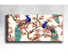 Bonamaison Peinture sur toile, multicolore, 30 x 90 cm - ConÃ§u et fabriquÃ© en Turquie