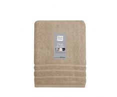 douceur dintÃ©rieur drap de bain 90 x 150 cm eponge vitamine taupe